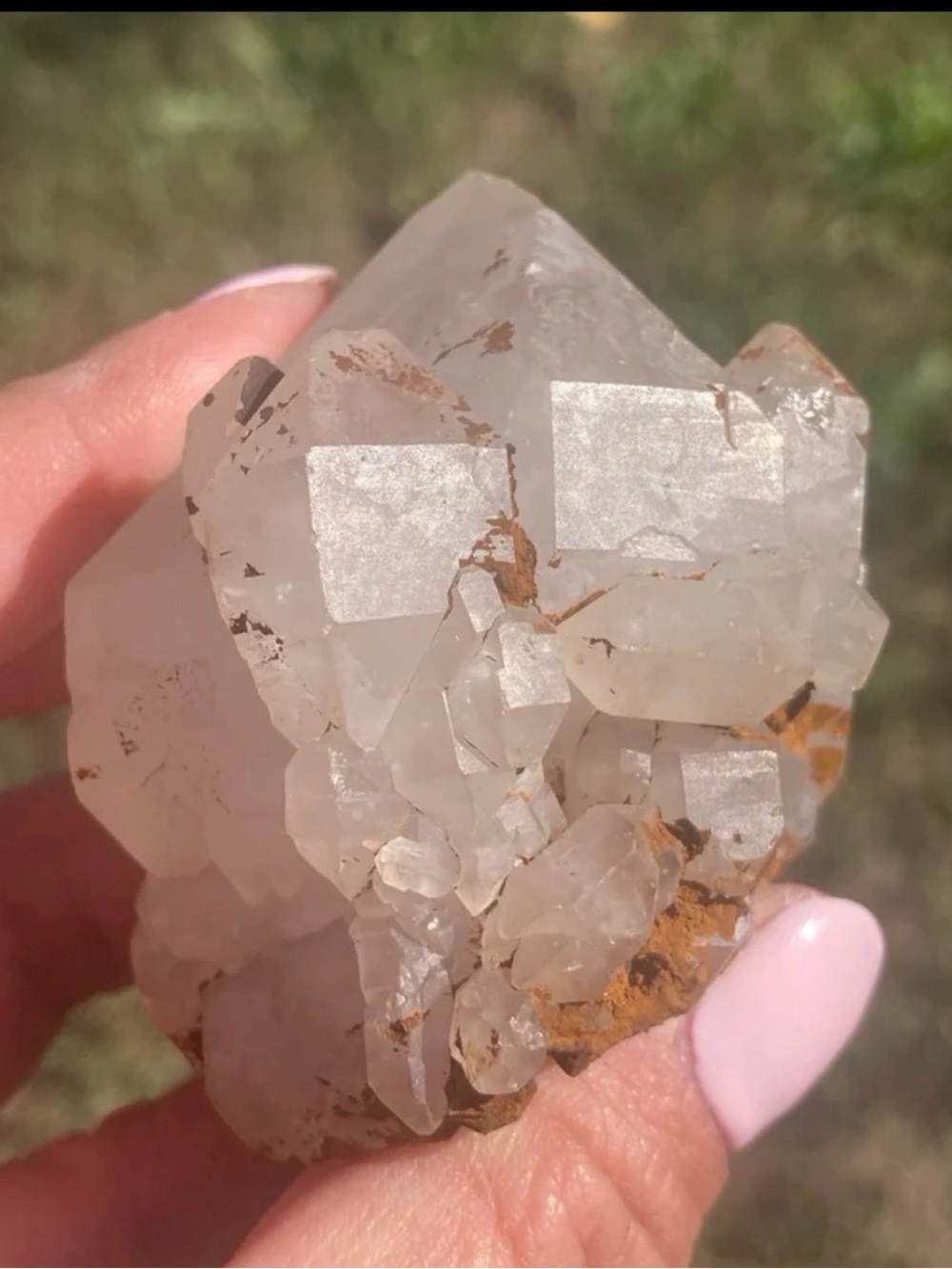 Elestial Quartz cluster